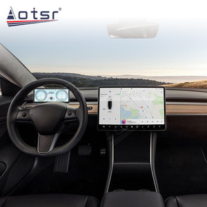Écran LCD de tableau de bord numérique Carplay pour <span class=keywords><strong>Tesla</strong></span> <span class=keywords><strong>Model</strong></span> 3 <span class=keywords><strong>Model</strong></span> <span class=keywords><strong>Y</strong></span>, affichage du tableau de bord de la voiture, navigation GPS - Product Image 2