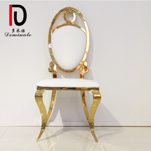 Sillas modernas de lujo para banquetes apilables de metal para bodas, eventos y decoraciones al aire libre - Product Image 2