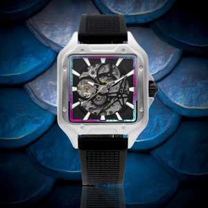 Montre automatique carrée pour homme, cadran ajouré lumineux, étanche, mouvement mécanique sportif, luxe et mode, idéale pour le dropshipping - Product Image 4