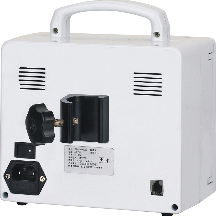 Bomba de infusión médica de doble canal Bomba de infusión iv eléctrica portátil