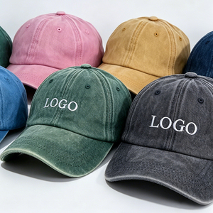 <span class=keywords><strong>Gorras</strong></span> de Béisbol Vintage Personalizadas al por Mayor, Bordadas, 100% Algodón, 6 Paneles, Lisas, para Correr - Product Image 2