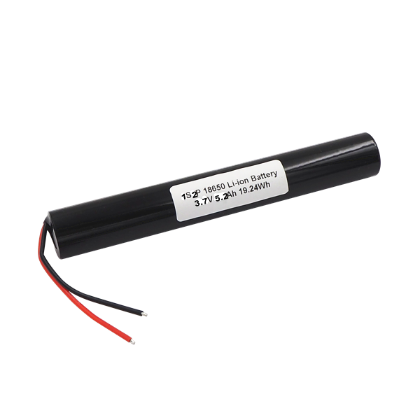 Keeppower 1S2P 5200mAh Li-ion 3.7V 18650 Rechargeable Customized Battery Pack with PCM Protection and Premium Battery Cell