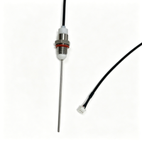 Capteur de niveau à sonde personnalisable en acier inoxydable 316, 3-5,5 V NPN PNP, adapté à diverses profondeurs de réservoirs pour projets d'équipements sur mesure