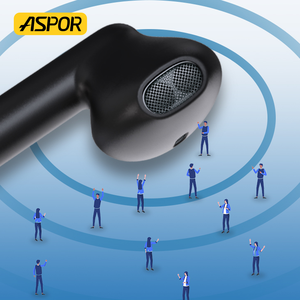 Audífonos Inalámbricos TWS ASPOR A608 BT 5.1, Buen <span class=keywords><strong>Precio</strong></span>, Buena Calidad, Gran Venta, Estuche Blanco y Negro, Universales para Todos los Teléfonos Móviles - Product Image 6