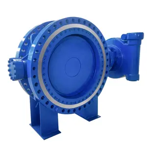 High Performance Butterfly Valve Double Eccentric Hard Seal Worm Gear High Temperature Metal Spherical Hard Seal Butterfly Valve