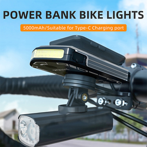 5000mAh Rechargeable GPS <span class=keywords><strong>Garmin</strong></span> XOSS IGS Compatible LED Phare De Vélo Étanche En Plastique <span class=keywords><strong>VTT</strong></span> & Route Vélo Avant Lampe - Product Image 4