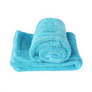 Serviette de voiture en microfibre 1200GSM personnalisée 1400GSM Serviette de lavage de voiture de haute qualité Serviette de séchage à boucle torsadée sans bord - Product Image 6
