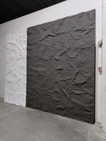 Panneau mural en pierre flexible, travertin, imperméable, ignifuge, pour revêtement mural extérieur, type granit artificiel