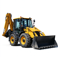 Backhoe Loader Heavy Duty 777A-S Mesin Diesel 74.5kW Kontrol Hidrolik Pilot Mesin Konstruksi & Pertanian