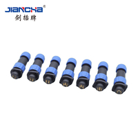 Connecteur étanche circulaire JIANCHA IP68, série SD SP, 2, 3, 4, 5, 6, 7, 8, 9, 10, 16 broches