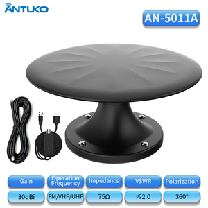ANTUKO AN-5011B Nuevas Ideas de Productos Antenas HD <span class=keywords><strong>TV</strong></span> Antena Aérea HDTV Antena de <span class=keywords><strong>TV</strong></span> Digital para Interiores Exteriores Canales Gratuitos - Product Image 1