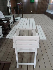 Table et chaises de jardin en HDPE Treeents TC01, mobilier d'extérieur - Product Image 4
