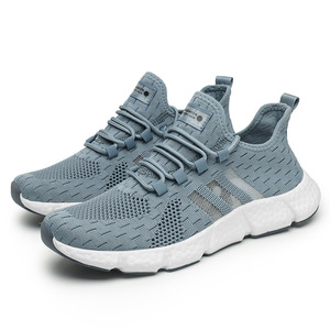 Zapatos deportivos de moda para parejas, zapatos deportivos transpirables de tejido ligero para hombre, zapatos para correr de verano estilo Popcorn - Product Image 5