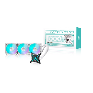 用于游戏电脑冷却的中央处理器冷却器TX游戏液晶360 ARGB白色360毫米RGB水冷却器 - Product Image 1