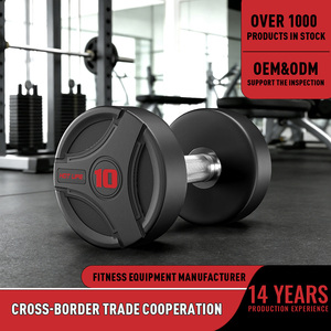 Mancuernas Redondas de Acero Sólido Recubiertas de Goma de 2.5-50 kg para Gimnasio Comercial, Venta al Por Mayor - Product Image 3