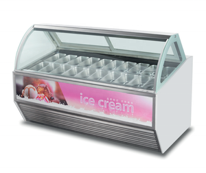 Vitrina Refrigeradora de 16 Bandejas de Una Sola Temperatura con Enfriamiento por Aire para Gelato y Helado, Tipo Vitrina Deslizante <span class=keywords><strong>Haagen</strong></span>-Dazs - Product Image 5