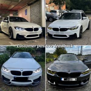 Nuevo Conjunto de Faros LED Plug-and-Play para Serie 4 F32 M4 F82 <span class=keywords><strong>430</strong></span> 435 440i, Luz Diurna Blanca y Amarilla, 12V, 6000K - Product Image 2