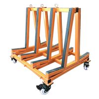 Mehrzweck-Hochleistungs-Granit-Marmorplatten-Lager regal Display-Transport regal Wagen Ein Rahmen gestell