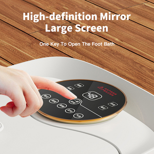 Masajeador de pies doméstico inteligente automático personalizado, máquina masajeadora de pies Shiatsu Spa, cubo con calor y agua - Product Image 2