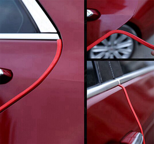 Bande anti-collision pour porte de voiture Marcan Universal 5M avec disque en acier, garniture de pare-chocs en PVC + métal pour AC Schnitzer X6 E71 SUV - Product Image 2