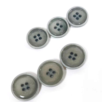 Bouton en corozo écologique de style vintage classique, boutons rétro à quatre trous pour pantalons homme et femme.