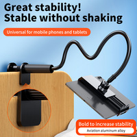Support de téléphone portable flexible col de cygne en spirale métallique, solide et stable, pour tablette et téléphone portable, Nouveau modèle 2026
