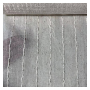 Living Room Textile Chiffon Sheer Curtain Fabric Low MOQ High Quality <strong>Voile</strong> Curtain <strong>for</strong> Home <strong>Windows</strong> - Product Image 1