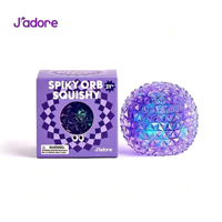 Balle anti-stress Ice Diamond, jouet souple à rembourrage de maltose, jouet promotionnel à rebond rapide et pas cher