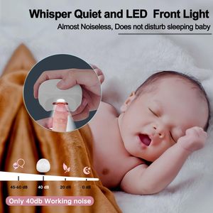 USB Rechargeable Electric Nail Clipper, Automatic Safety Nail <strong>Trimmer</strong> with LED Light &amp; Nail Scraps Storage Box - Product Image 2
