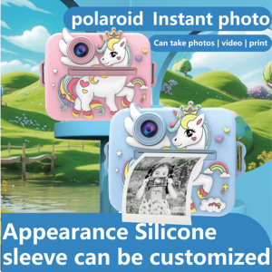 Nueva Cámara de Impresión Instantánea 2026 1080P para Niños, Doble Lente, Pantalla, Impresora Térmica Portátil, Regalo para Niños, OEM - Product Image 2