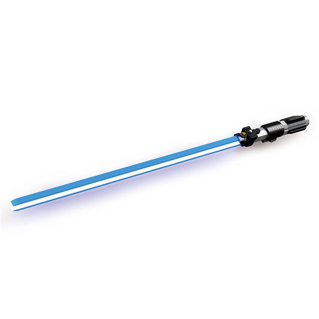 New Blue Lightsaber Metal Handle Lightsaber Duel Lightsaber with Smooth Swinging with 629pcs