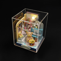 Fabricant de Guangzhou S2303Z Moments of Music Maison de poupées 3D en bois, miniatures à monter soi-même avec housse anti-poussière