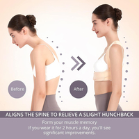 Correcteur de Posture Réglable Dos Épaule Colonne Vertébrale Soulagement de la Douleur Respirant Dos Orthèse Femmes Hommes Posture Correcteur