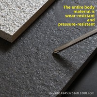 Dalles de pavage en quartz écologique blanc sésame pour extérieur 60x30cm, surface flammée, modernes, antidérapantes, résistantes à la chaleur, pour parcs