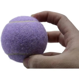 Prix usine spécialisant la production de balles de tennis de <span class=keywords><strong>plage</strong></span> à haute élasticité avec doublure en caoutchouc en fibres chimiques - Product Image 1