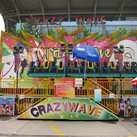 Manège Crazy Wave pour enfants, équipement de fête foraine et de parc d'attractions, à vendre en Chine