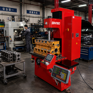 Máquina Fresadora y Mandriladora Vertical <span class=keywords><strong>de</strong></span> Culatas <span class=keywords><strong>de</strong></span> Motor BM160 con PLC para Reparación <span class=keywords><strong>de</strong></span> Motores <span class=keywords><strong>de</strong></span> Motocicletas - Product Image 1