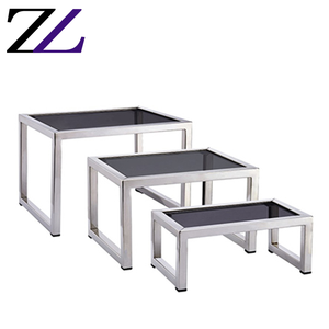 宴会设备蛋糕展示3层黑色金属蛋糕架obst etagere高茶具三层蛋糕架出售二手 - Product Image 4