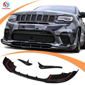 Spoiler de Labio Delantero para Parachoques Fabricado por Honghang, Adecuado para <span class=keywords><strong>Jeep</strong></span> Grand <span class=keywords><strong>Cherokee</strong></span> Wk2 <span class=keywords><strong>SRT</strong></span> 2012-<span class=keywords><strong>2021</strong></span> - Product Image 3