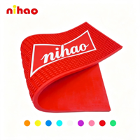 Tapis de bar en caoutchouc premium NIHAO, tapis de comptoir, tapis de bar personnalisé avec logo, logo personnalisé pour les bars, les hôtels, les restaurants