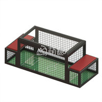 Moetry Subsoccer, football de table portable, léger, facile à assembler, jeu de football de table pour adultes et enfants, divertissement en intérieur