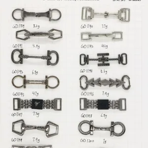 Nieuwe Hardware Accessoires Heren-En Damesschoenen Gesp Leren Schoenen Accessoires Charm Zamak