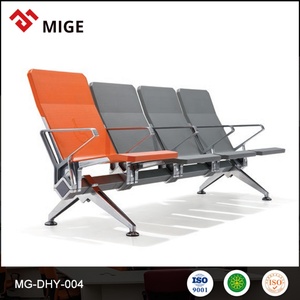 Silla de Espera para Hospital con Estructura de Acero Inoxidable y Cubierta de PU - Product Image 3