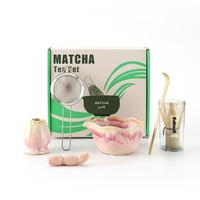 Ensemble Matcha Ramic avec bol à bec verseur et fouet à thé pour la préparation du thé Matcha