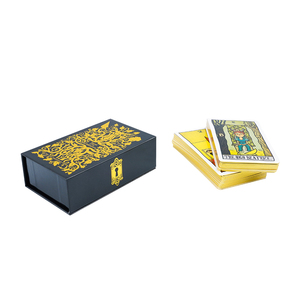 Usine OEM, impression personnalisée, bords dorés Oracle, jeu de cartes de tarot de haute qualité avec boîte magnétique - Product Image 2
