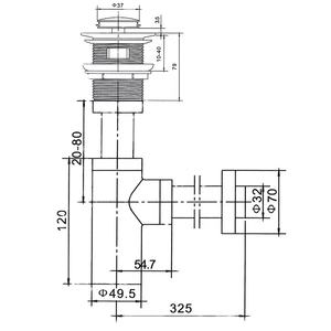 <span class=keywords><strong>Siphon</strong></span> de lavabo carré en laiton chromé écologique pour cuisine moderne, haute qualité, prix usine, vente chaude - Product Image 6