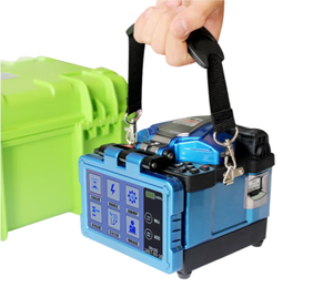 HAILE R600S Penyambung Serat Optik Efisiensi Tinggi, Presisi Tinggi untuk Mode Tunggal dan Multi-mode Universal dengan Enam Motor Sinkronisasi Docking - Product Image 1