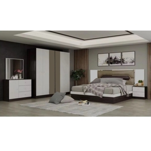 Ensemble de meubles de chambre à coucher modernes en gros pour la maison, lit simple, double ou king size avec rangement UL-LR0006, coiffeuse UL-LR0006 - Product Image 4
