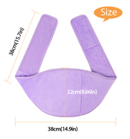 Sac de thérapie chaud/froid portable en fausse fourrure de lapin personnalisée avec housse amovible pour le soin de l'abdomen et du corps