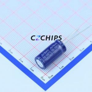 ERS1JM221G20OT ตัวเก็บประจุอลูมิเนียมอิเล็กโทรไลติกผ่านรูส่วนประกอบรู (THT) D10xL20mm 220uF 20% 63V 5mm - Product Image 1